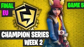 Fortnite FNCS Week 2 DUO EU FINAL Game 5 Highlights Fortnite Champion Series