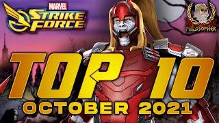 Top 10 Characters to Invest In - October 2021 - Marvel Strike Force - MSF