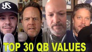 The Top 30 Most Valuable QBs to Start a Team With Based on Age, Talent, & Contract | ATN Podcast