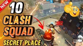 clash squad top 10 hiding place in free fire /Bermuda remastered