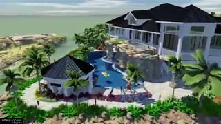 Top Pool Designer Lucas Lagoons latest project in the Florida Keys.