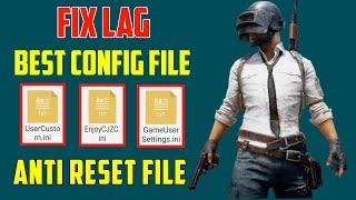 Top 3 Best Config File For pubg mobile fix lag problem