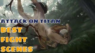 Top 10 Attack on Titan Action Scenes | GhrumpzWorld