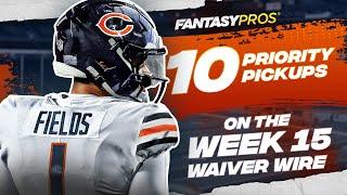 Top 10 Waiver Wire Pickups for Week 15 + Your Fantasy Playoffs (2021 Fantasy Football)
