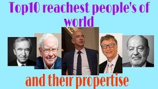 top10 reachest people of world 2019