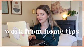 Work From Home Tips | Productivity, Motivation, Boundaries & Satisfaction