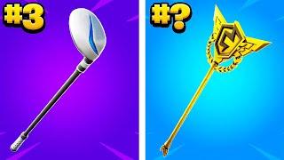 Top 10 Most TRYHARD Pickaxes In Fortnite!