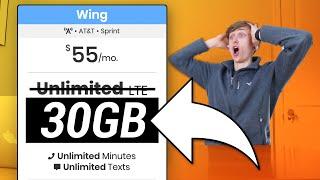 Wing Suddenly Caps Their Unlimited Plan to 30GB!