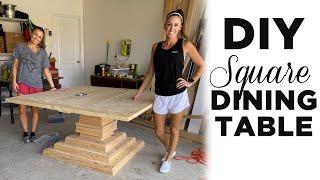 DIY Square Dining Table