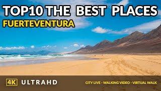 Fuerteventura - Top10 The best places and beaches in Fuerteventura - Areal Drone 4K