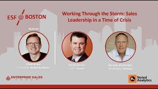 ESF | BOS: Working Through The Storm: Sales Leadership in a Time of Crisis