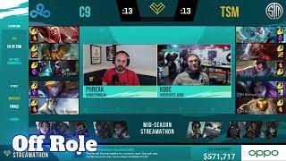 Cloud 9 vs TSM - Off Role Show Match | 2020 Mid Season Streamathon | C9 vs TSM