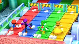 Mario Party The Top 100 Minigame - Mario vs Waluigi vs Yoshi vs Daisy (Master Cpu)