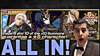 GOING ALL IN FOR TOSHIRO! Machine Society Summons! [Bleach Brave Souls]