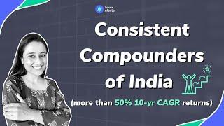 Top 5 stocks with the highest 10 year CAGR return | Consistent compounders