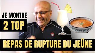 Je montre mes 2 TOP repas de Rupture du Jeûne ( Musculation )