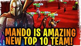 Mando is AMAZING! Disintegrate Darth Revan, Jedi Revan, and General Grievous! New Top 10 Team!