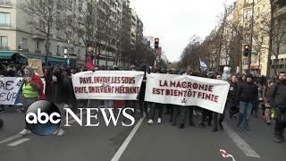 Massive protests paralyze Paris l ABC News