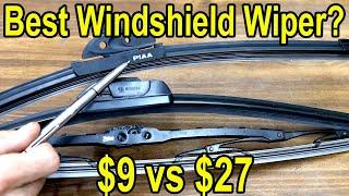 Best Windshield Wiper Blade after 1 Year of UV? Bosch Icon vs Rain-X, PIAA, Trico, Valeo, AERO