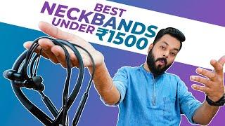 Top 5 Best Bluetooth Neckband Earphones Under Rs.1500 ⚡ July 2021