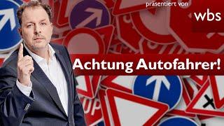 Achtung Autofahrer: Neuer Bußgeldkatalog ab morgen - Es wird teuer! | RA Christian Solmecke