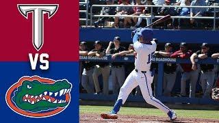 Troy vs #10 Florida Highlights | Game 3 | 2020 College Baseball Highlights