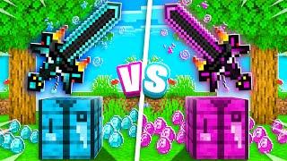 How To Craft a BILLIONAIRE Sword in Minecraft! Boy vs Girl Challenge