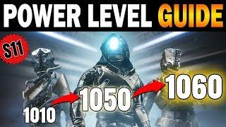 How to Power Level up to 1060 (Destiny 2 Season of Arrivals / S11)