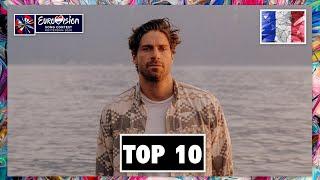 TOP 10 | EUROVISION 2020 | W/ FRANCE