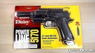 Daisy Powerline 5170 CO2 BB Pistol Table Top Review