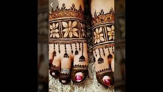 2021 latest foot mehndi design // #shorts // #youtubeshorts //#hennanash