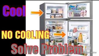 Double Door Fridge Cooling Problem!!! Top Side Cooling But Bottom Side No Cooling!!!