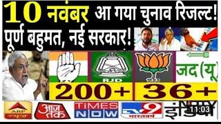 10 November 2020|Top 10 News of Bihar/Bihar election/Nitish Kumar/Tejaswi yadav/Narendra Modi