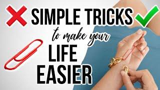 10 Simple Tricks That Will Make Your LIFE EASIER! *mind-blowing*