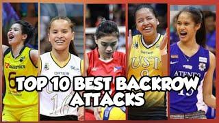 TOP 10 MOST POWERFUL BACKROW ATTACKS | PH WOMEN'S VOLLEYBALL • LVPI TV