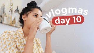 A Day Home, Cooking with Mom + Nighttime Routine | Vlogmas Day 10