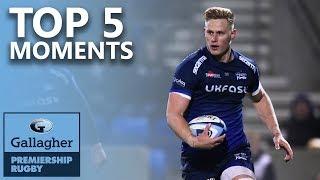 Du Preez Double Offload? Amazing Cross-Field Kick? | Top 5 Moments Gallagher Premiership Rugby 19/20