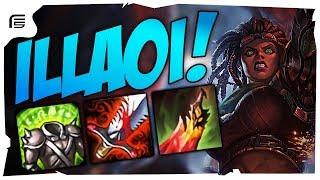 CUREI A VIDA TODA EM 1 COMBO - LANCEI A ILLAOI FULL LIFESTEAL NO TOP!