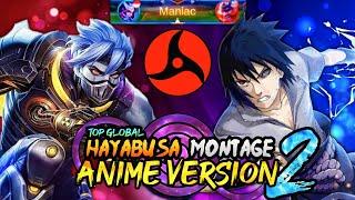 HAYABUSA TOP GLOBAL MONTAGE ANIME VERSION #2 | Hayabusa Fast Hand Mobile Legends