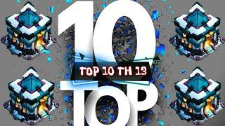 TOP 10 Base War TH13 + LINK