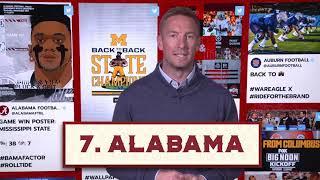 Joel Klatt explains his Top 10 and “Klatts Back” at your questions in this week’s