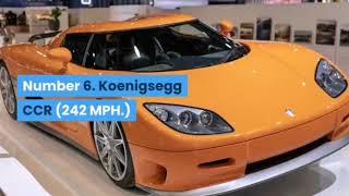 Top 10 fastest car in the world 2020