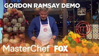 Gordon Ramsay Demonstrates Six Essential Cooking Skills | Season 10 | MASTERCHEF