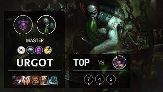 Urgot Top vs Garen - KR Master Patch 10.7