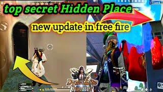 Top 5 new hidden /secret place in free fire | new Hidden Place Place Kalahari map #Dynamitehunter