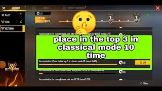 Place in the top 3 in classic mode 10 times