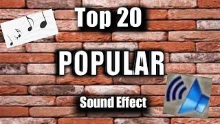 #18 | Top 20 sound effect youtuber use || Popular sound effects