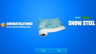 Day 3 WINTERFEST CHALLENGES & REWARDS - Place Top 10 with friends in squads Fortnite
