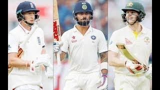 Top 10 Test Batsmen ICC Player Rankings [Rank - Name - Country - Rating]