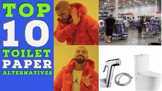 Top 10 Toilet Paper Alternatives (Why are you laughing?  This is serious ****)